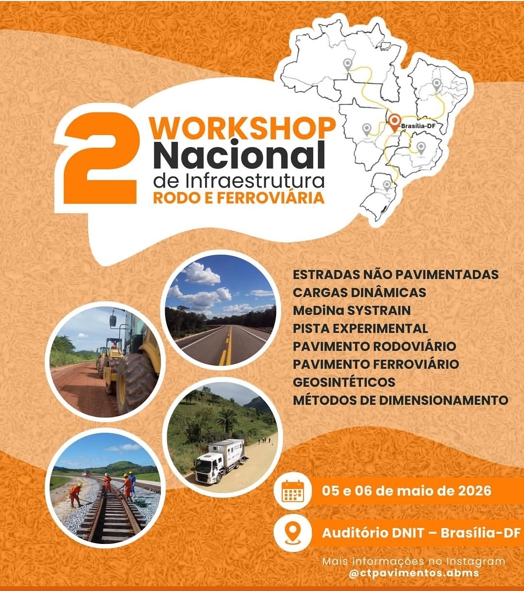 2º Workshop Nacional de Infraestrutura Rodoviária e Ferroviária