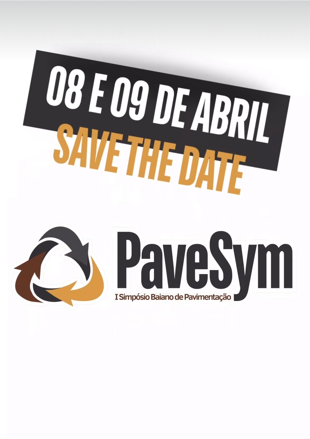 I Simpósio Baiano de Pavimentação (PaveSym)